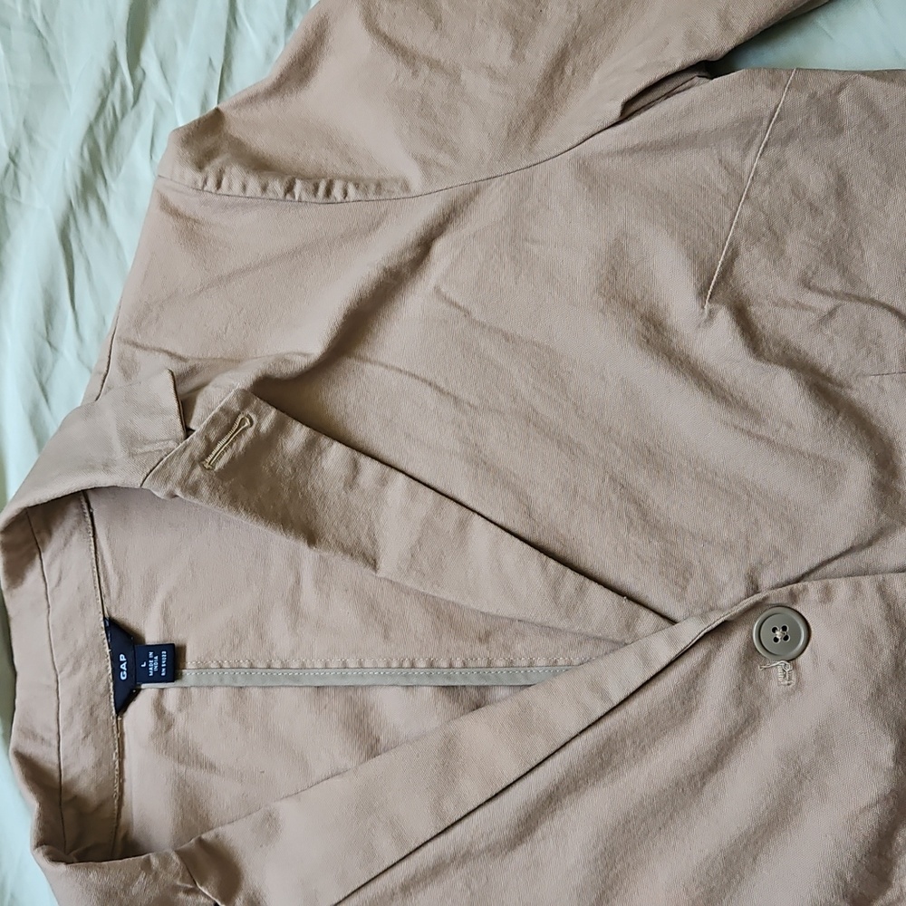 Gap Women's Tan Blazer, Size L - Picture 3 of 8